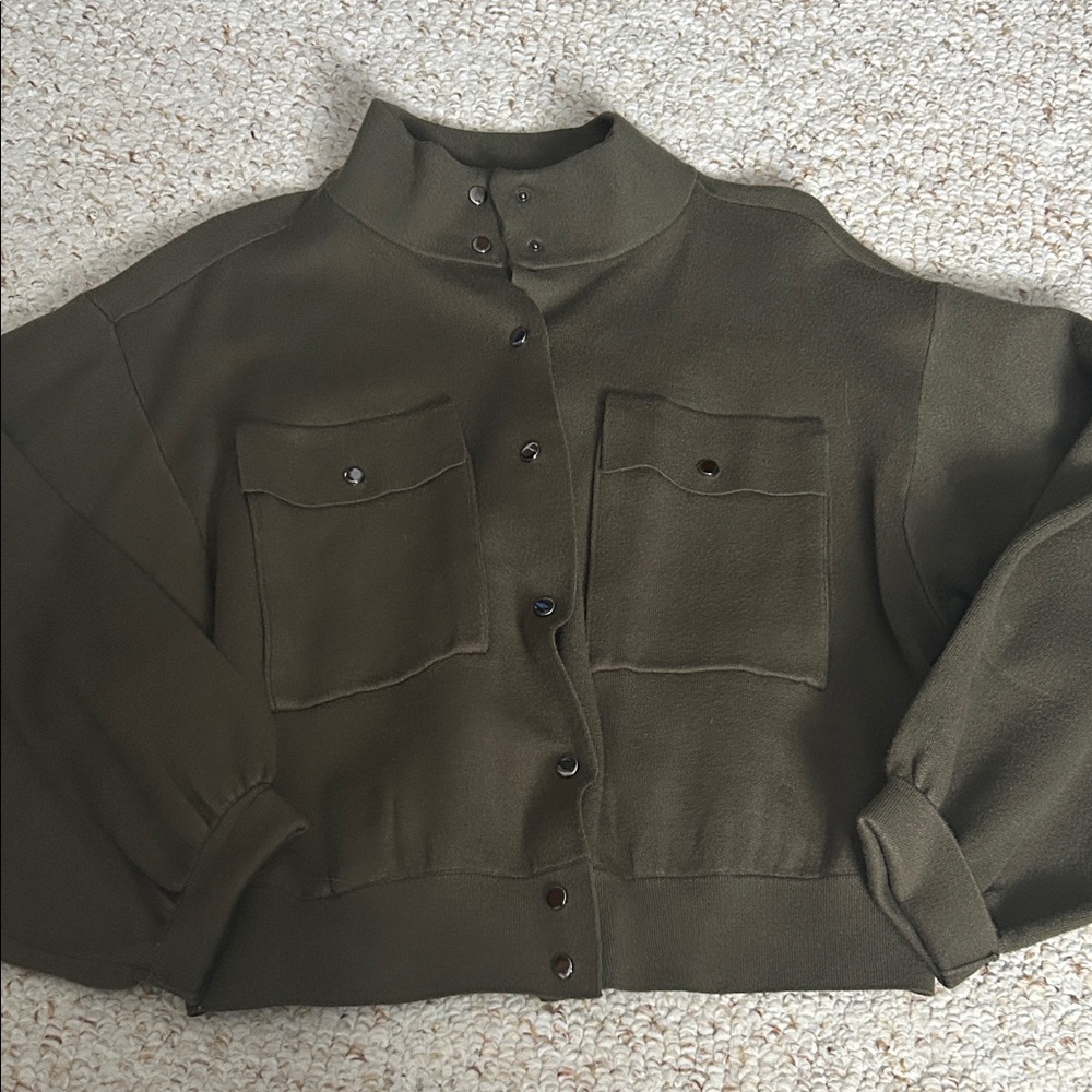 Olive Green Women's Sweater